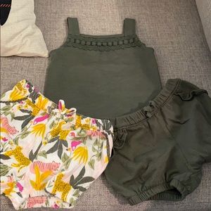 Girls matching summer set